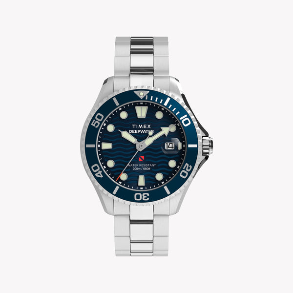 Deep Water Meridian 200 SST Blue Dial Bracelet TW2W81900 | Men's Sport Watch by i-watch
