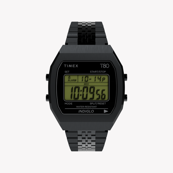 Timex Men's Black Stainless Steel Watch | Model Tw2w91600