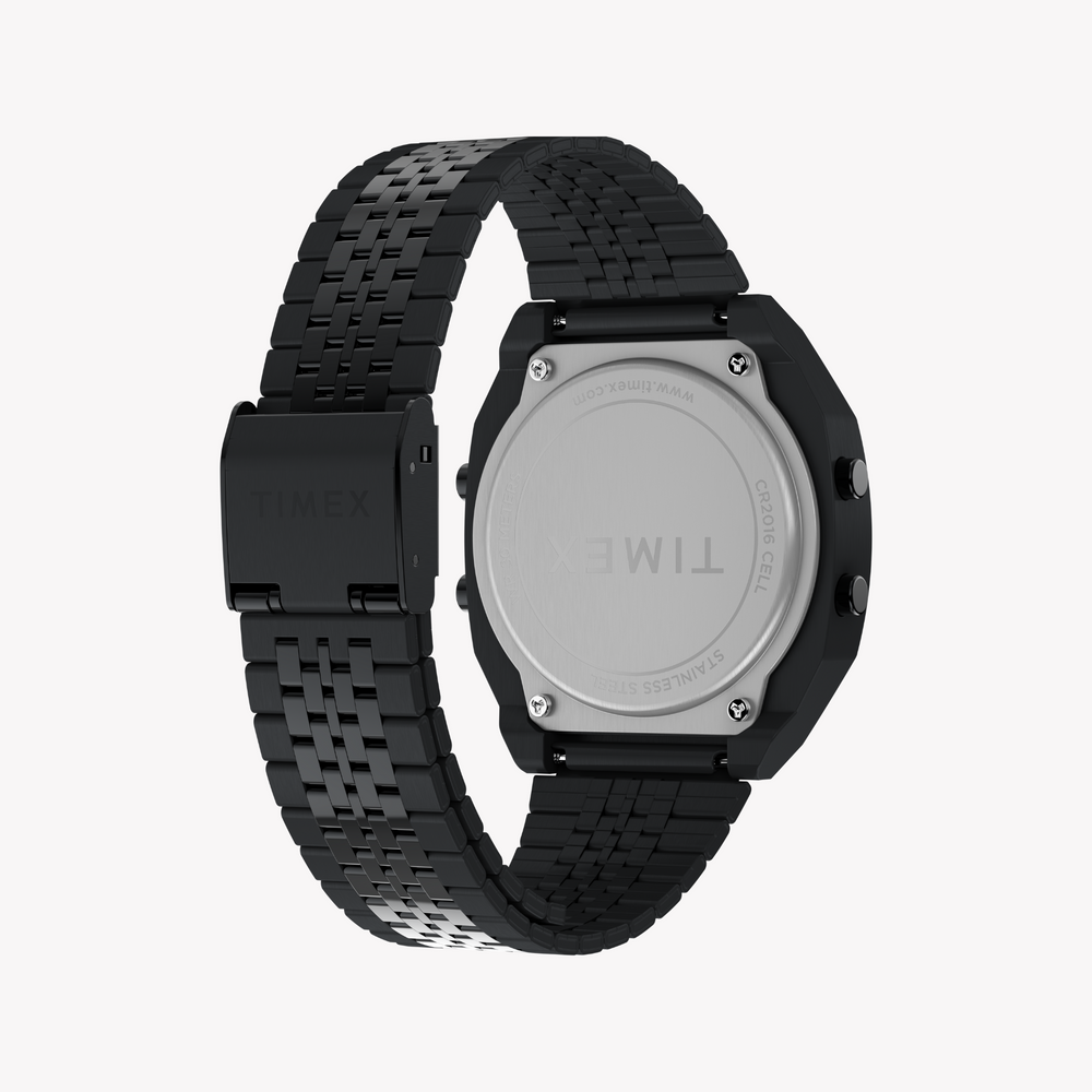 Timex Men's Black Stainless Steel Watch | Model Tw2w91600