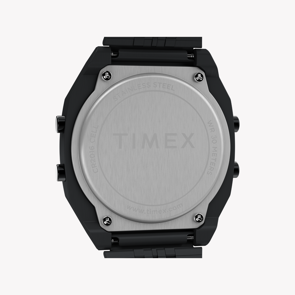Timex Men's Black Stainless Steel Watch | Model Tw2w91600