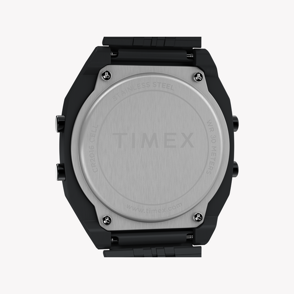 Timex Men's Black Stainless Steel Watch | Model Tw2w91600