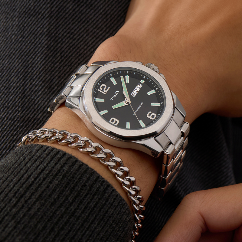 Timex Men's Silver Stainless Steel Watch | Tw2w92700