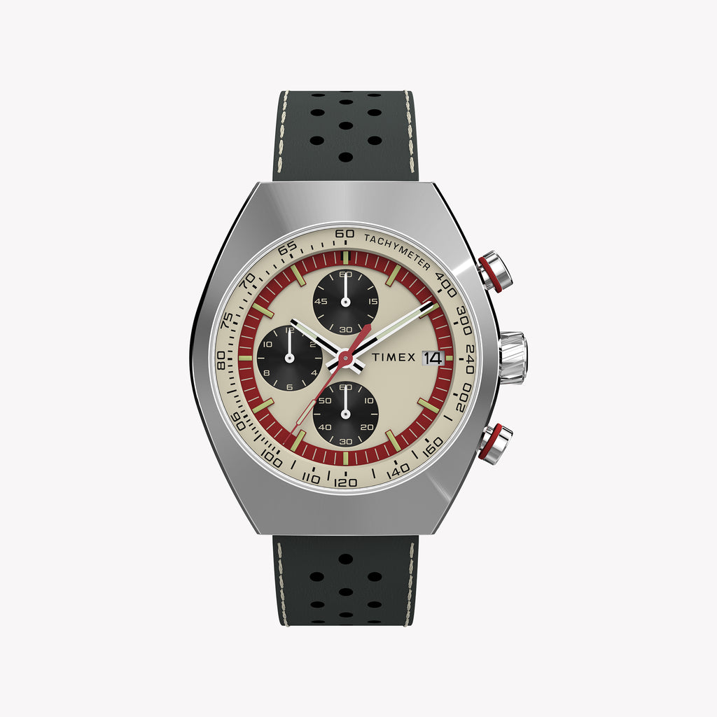 Mens Legacy Tonneau SST Taupe Dial Brown Strap Watch | TW2W93400