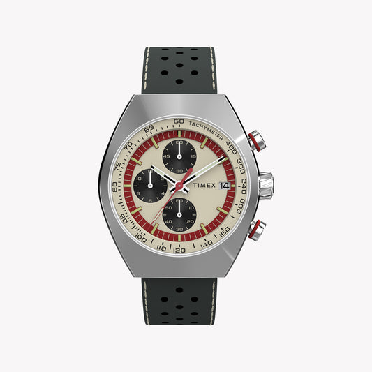 Mens Legacy Tonneau SST Taupe Dial Brown Strap Watch | TW2W93400