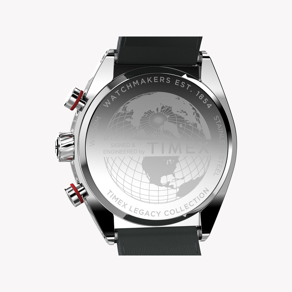 Mens Legacy Tonneau SST Taupe Dial Brown Strap Watch | TW2W93400