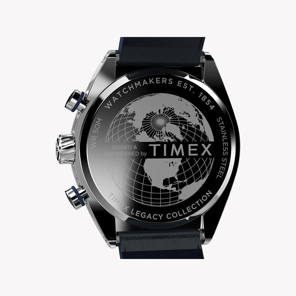 Mens Legacy Tonneau SST Blue Dial Blue Strap Watch TW2W93500 by i-watch