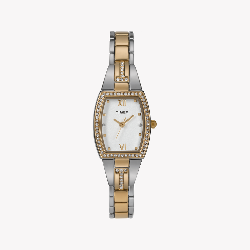 Timex Women's Silver & Gold Watch | Model Tw2w95800