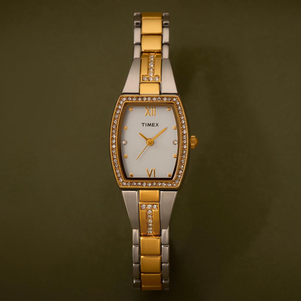 Timex Women's Silver & Gold Watch | Model Tw2w95800