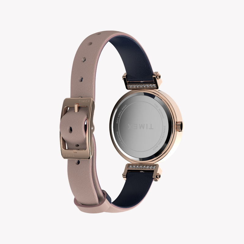Timex Women's Rose Gold, Pink Leather | Tw2w96300 by i-watch