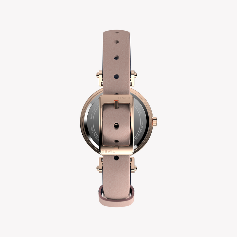 Timex Women's Rose Gold, Pink Leather | Tw2w96300 by i-watch