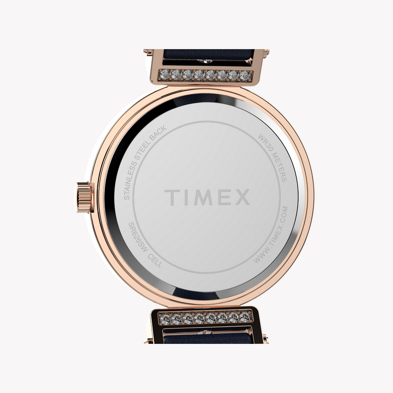 Timex Women's Rose Gold, Pink Leather | Tw2w96300 by i-watch