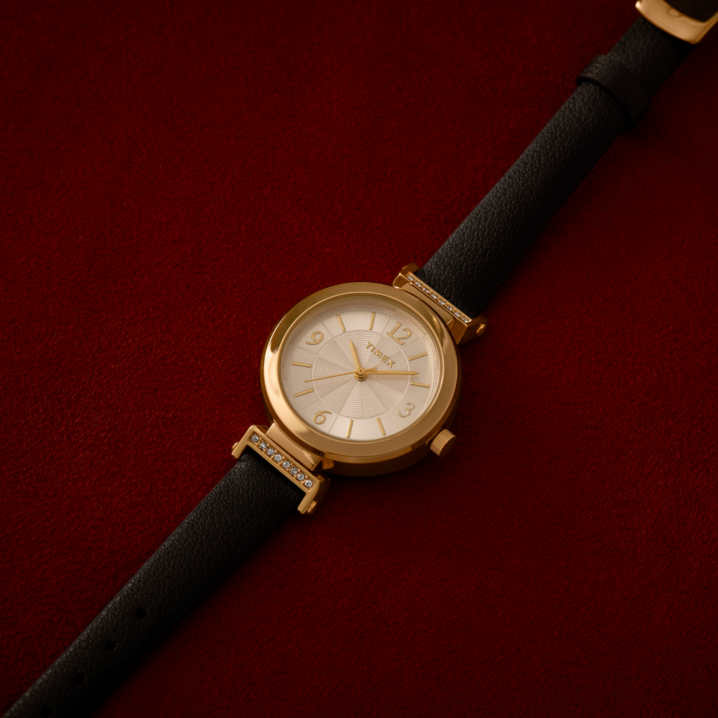 Timex Women's Gold/Black, Silver | Model Tw2w96400