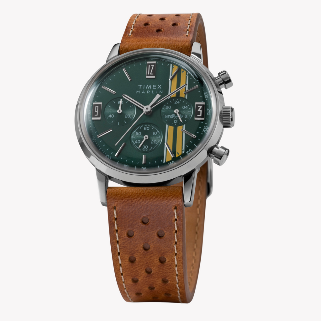 Timex Men's Stainless Steel, Silver/Brown | Tw2w99100