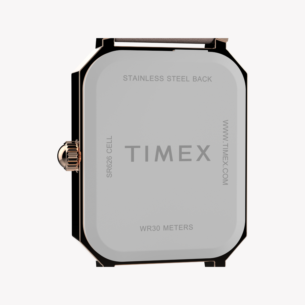 Timex Women's Rose Gold/Pink Leather Watch | Tw2y01100 by i-watch