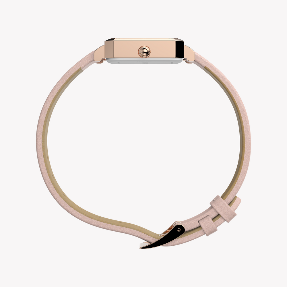 Timex Women's Rose Gold/Pink Leather Watch | Tw2y01100 by i-watch