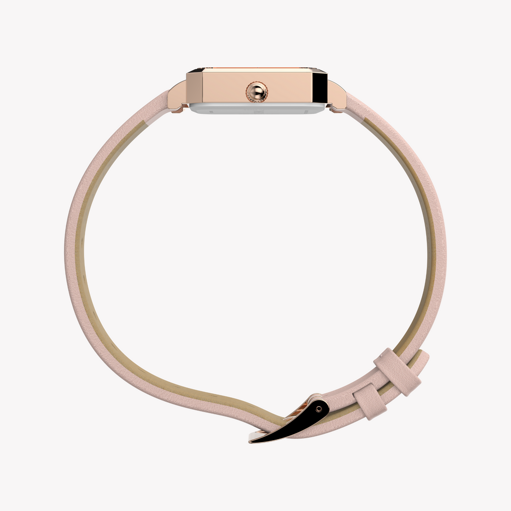 Timex Women's Rose Gold/Pink Leather Watch | Tw2y01100