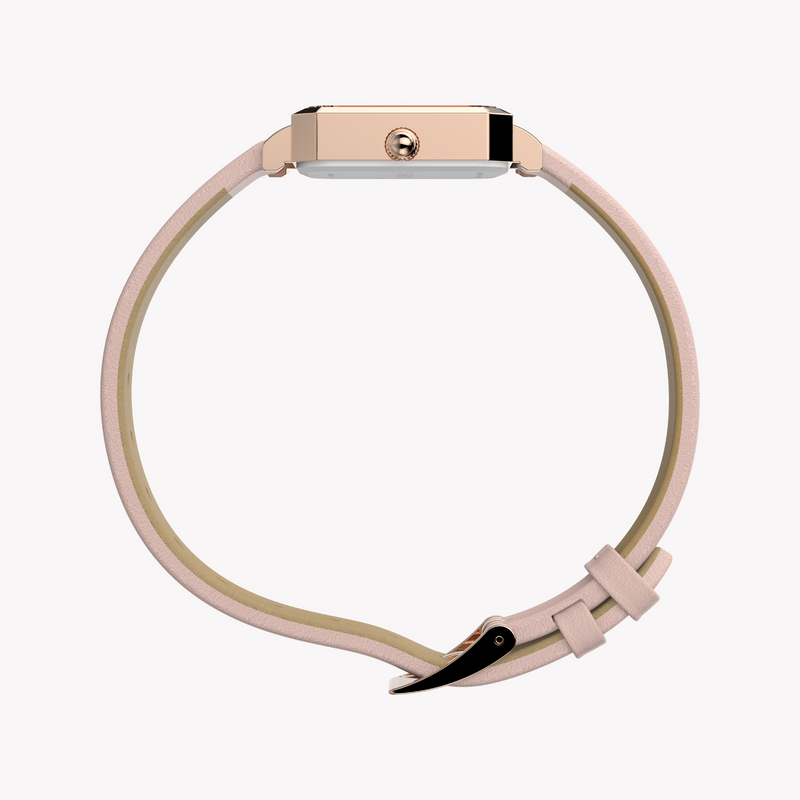 Timex Women's Rose Gold/Pink Leather Watch | Tw2y01100 by i-watch