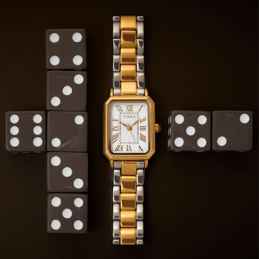 Timex Women's Silver/Gold Alloy Watch | Tw2y01300 by i-watch