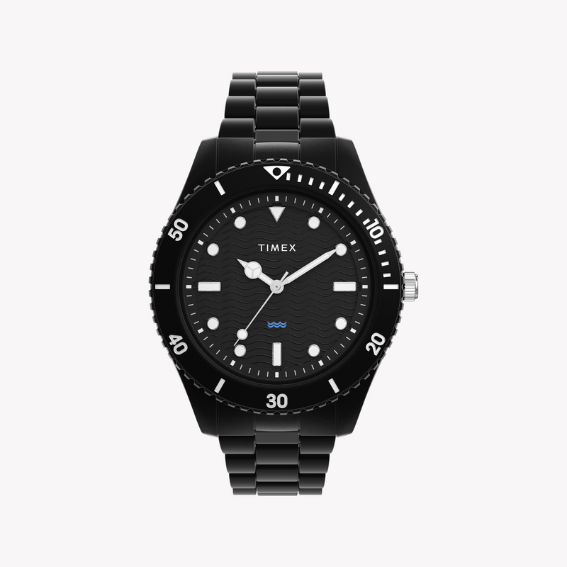 Timex Men's Black Ocean Plastic Watch | Tw2y04500