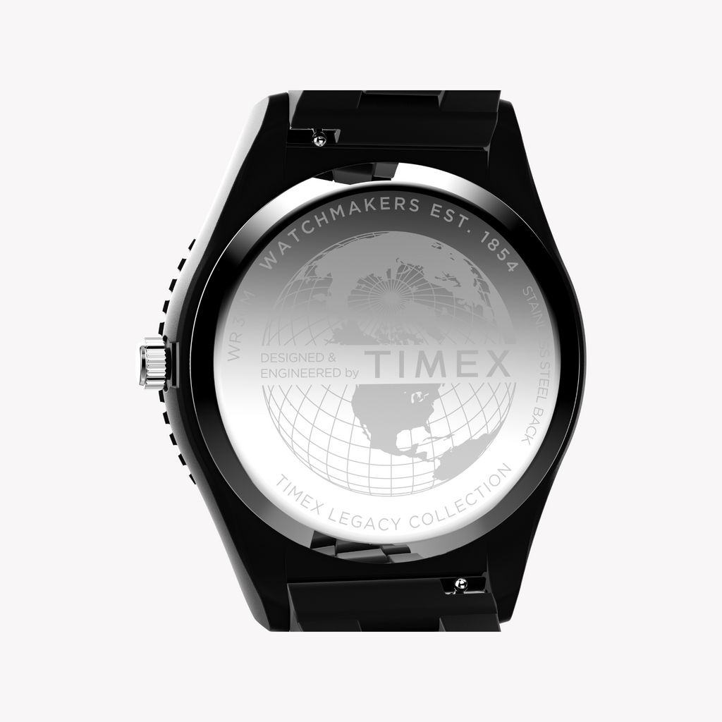 Timex Men's Black Ocean Plastic Watch | Tw2y04500