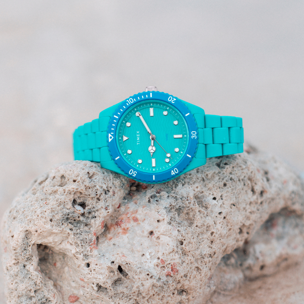 Timex Women's Green Ocean Plastic Watch | Tw2y04700