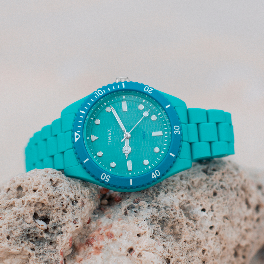 Timex Women's Green Ocean Plastic Watch | Tw2y04700