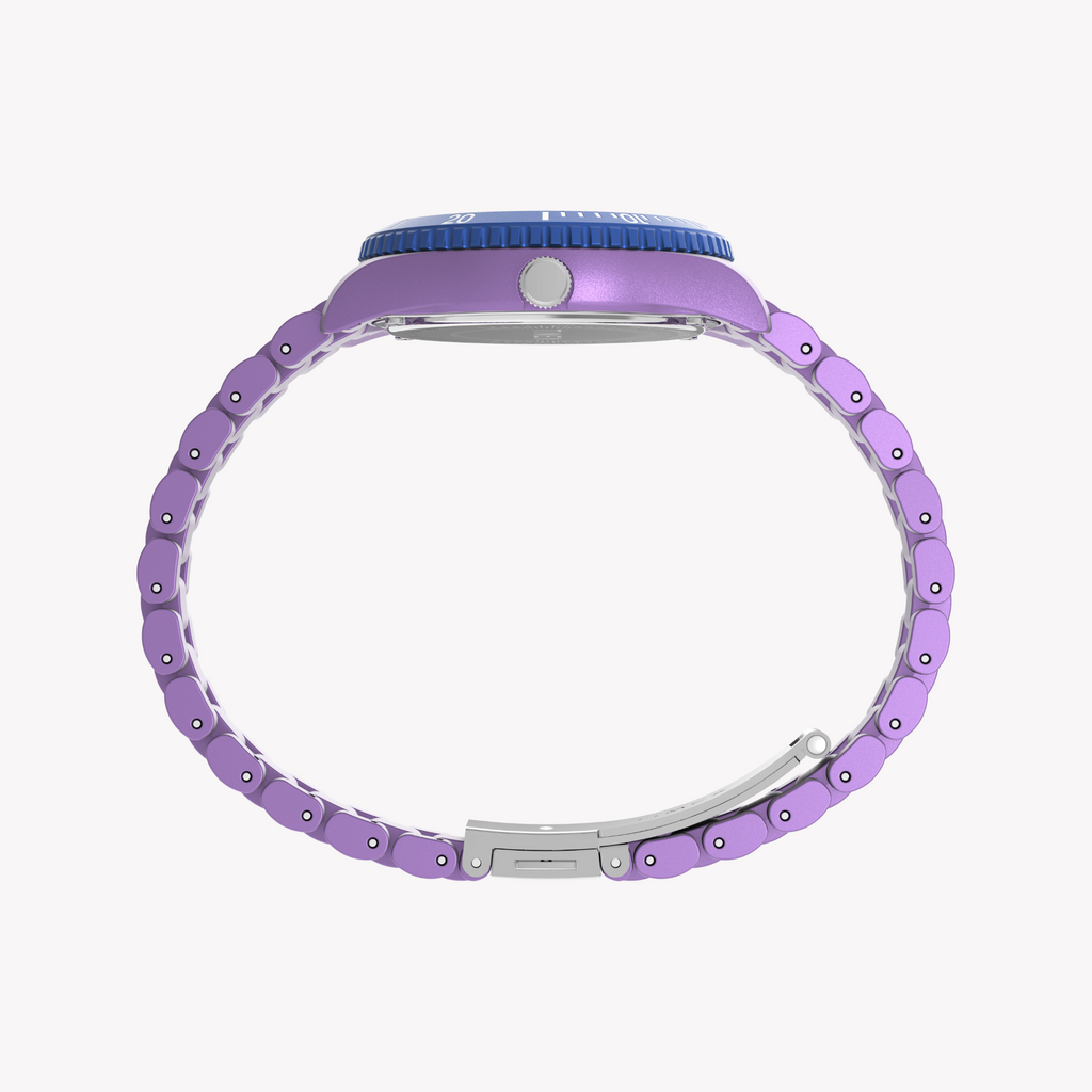 Timex Women's Purple Watch, Tide Ocean Plastic | Tw2y04800