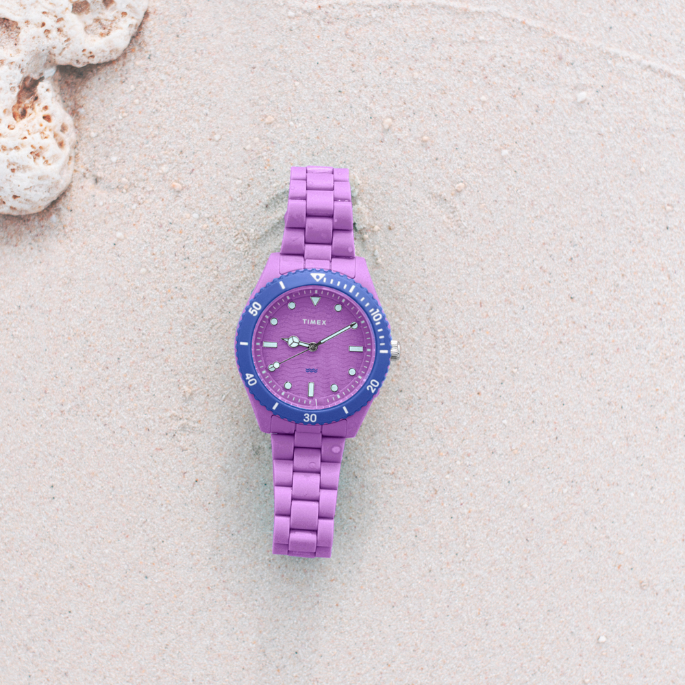 Timex Women's Purple Watch, Tide Ocean Plastic | Tw2y04800 by i-watch