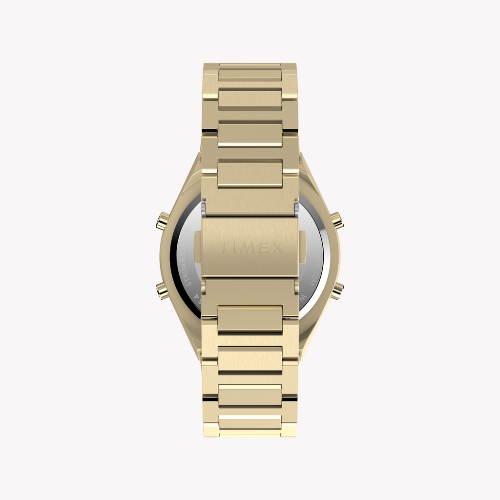 Timex Men's Gold Stainless Steel Watch | Tw2y09700
