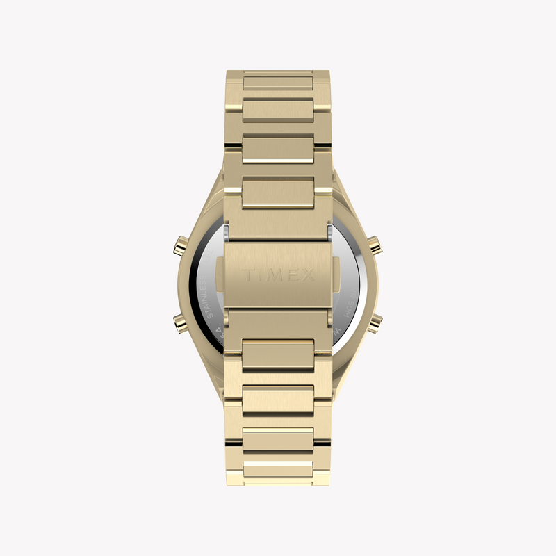 Timex Men's Gold Stainless Steel Watch | Tw2y09700
