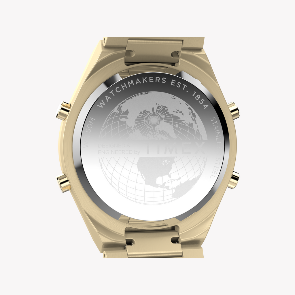 Timex Men's Gold Stainless Steel Watch | Tw2y09700