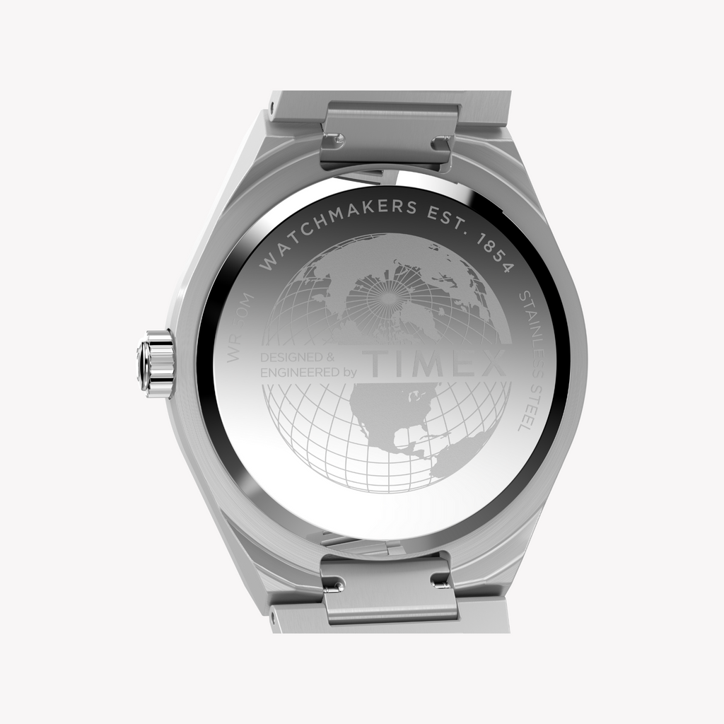 Timex Men's Stainless Steel Watch, Silver | Tw2y12100