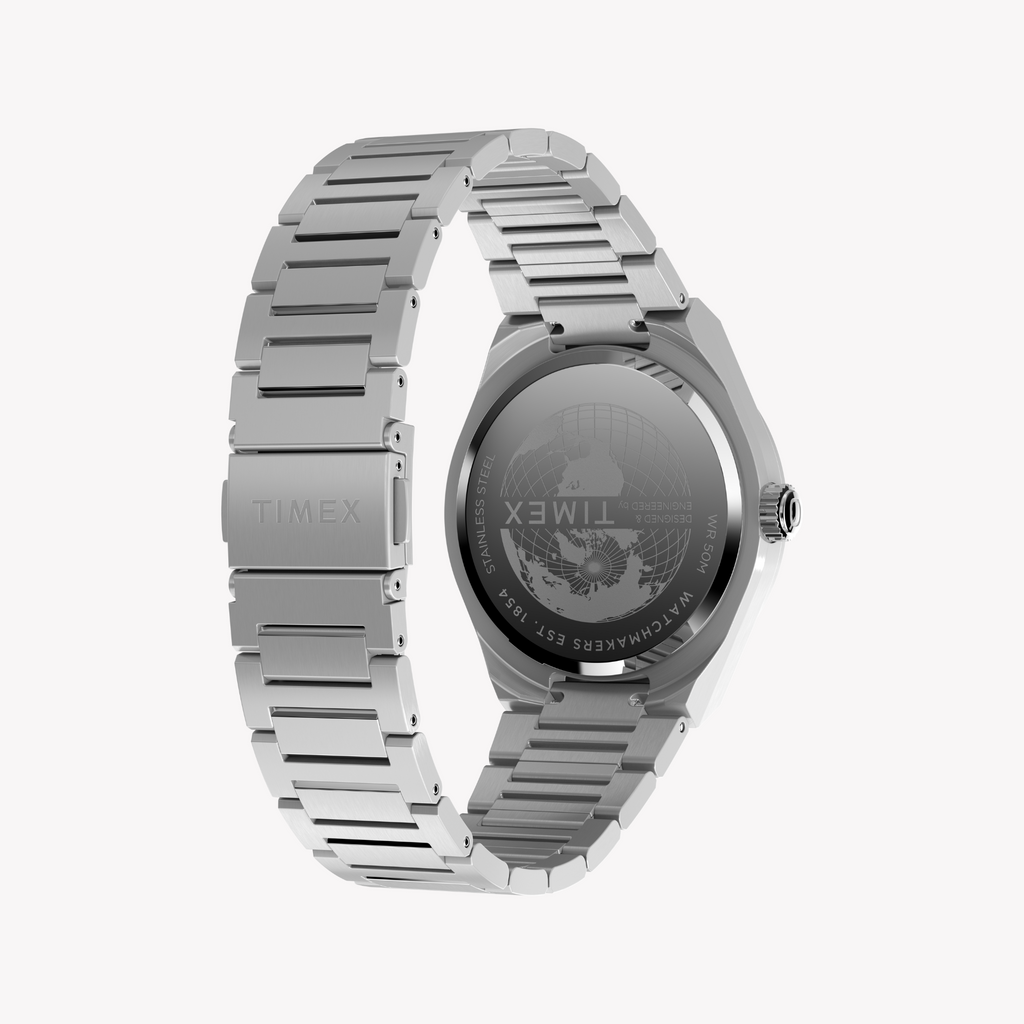 Timex Men's Stainless Steel Watch, Silver | Tw2y12100