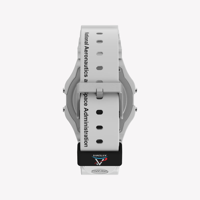 TIMEX Men's White Case White Band, Digital | TW2Y135006