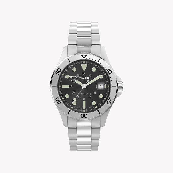 Navi Automatic 41mm SST Case Black Dial Bracelet | TW2Y15300