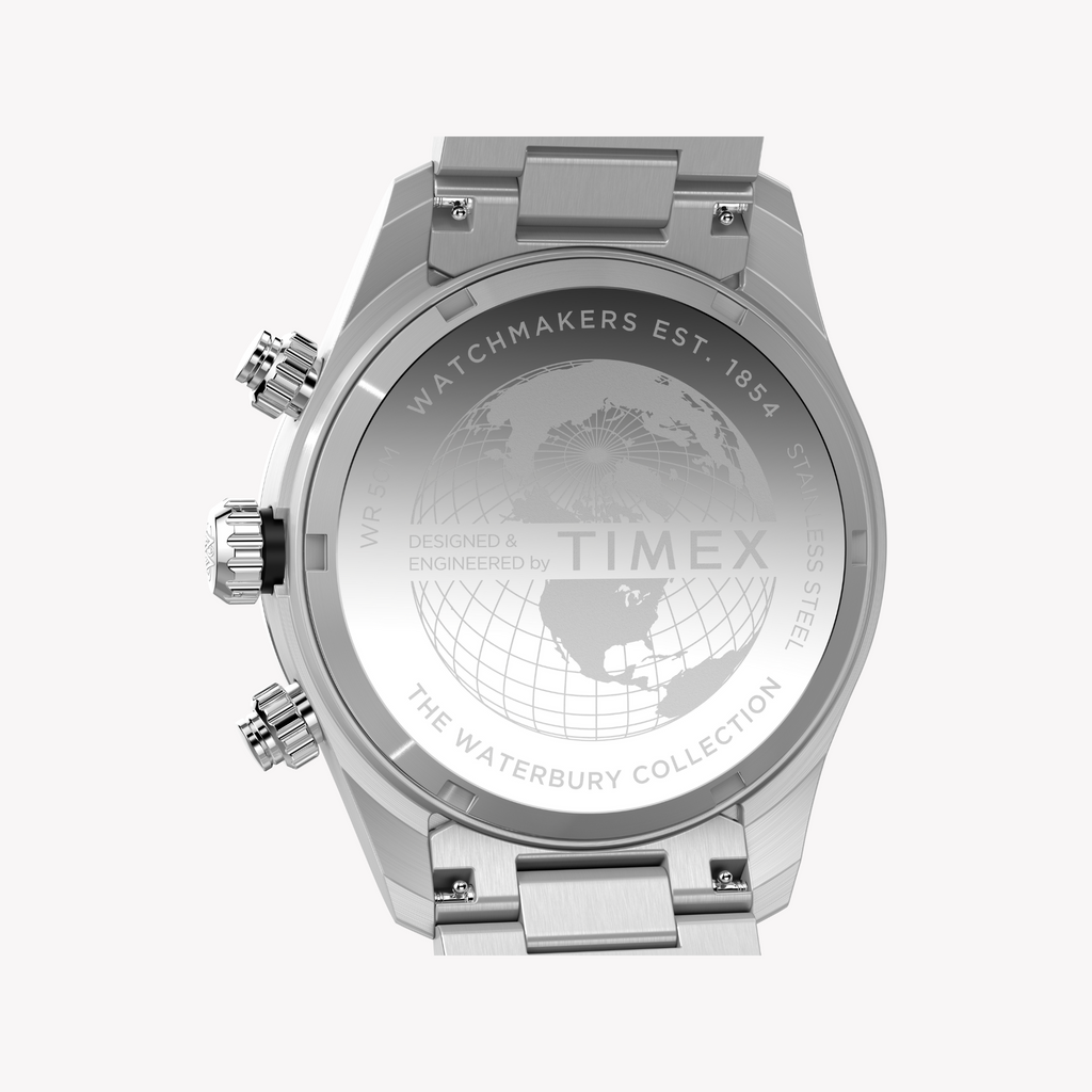 Timex Men's Silver Watch, Stainless Steel | Tw2y19200