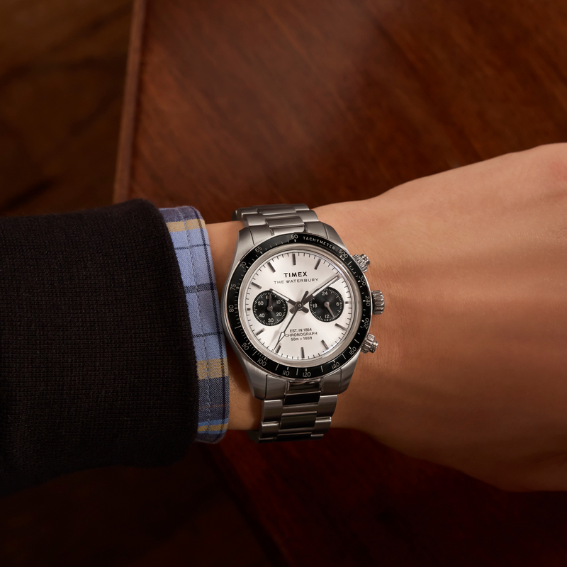 Timex Men's Silver Watch, Stainless Steel | Tw2y19200 by i-watch