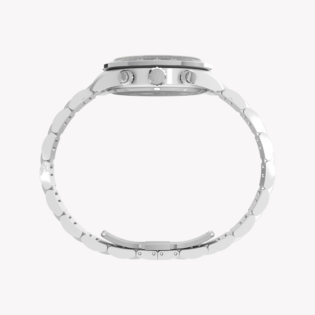 Timex Men's Silver Watch, Stainless Steel | Tw2y19200