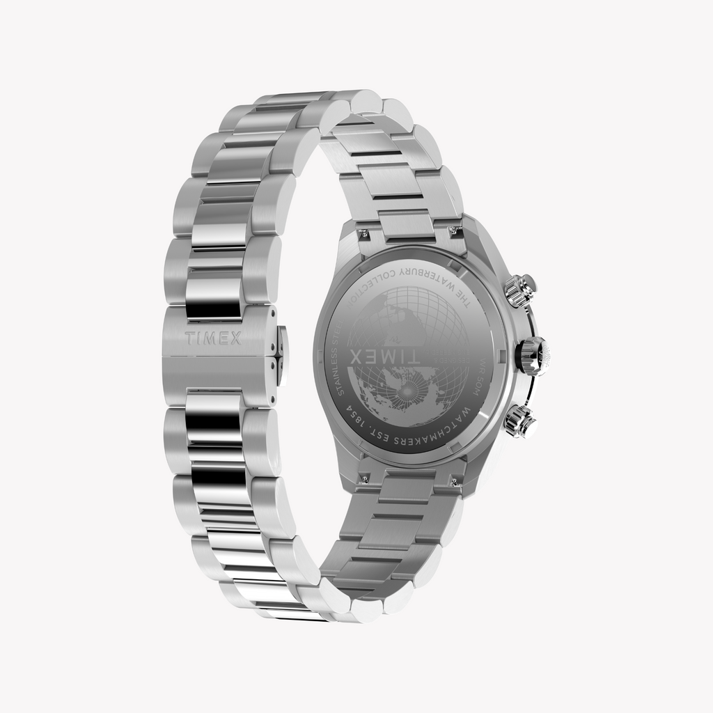 Timex Men's Silver Watch, Stainless Steel | Tw2y19200