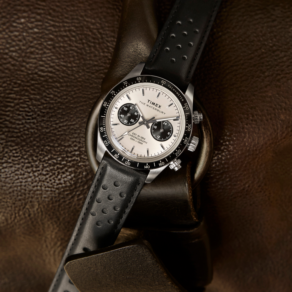 Timex Men's Stainless Steel, Leather | Tw2y19300