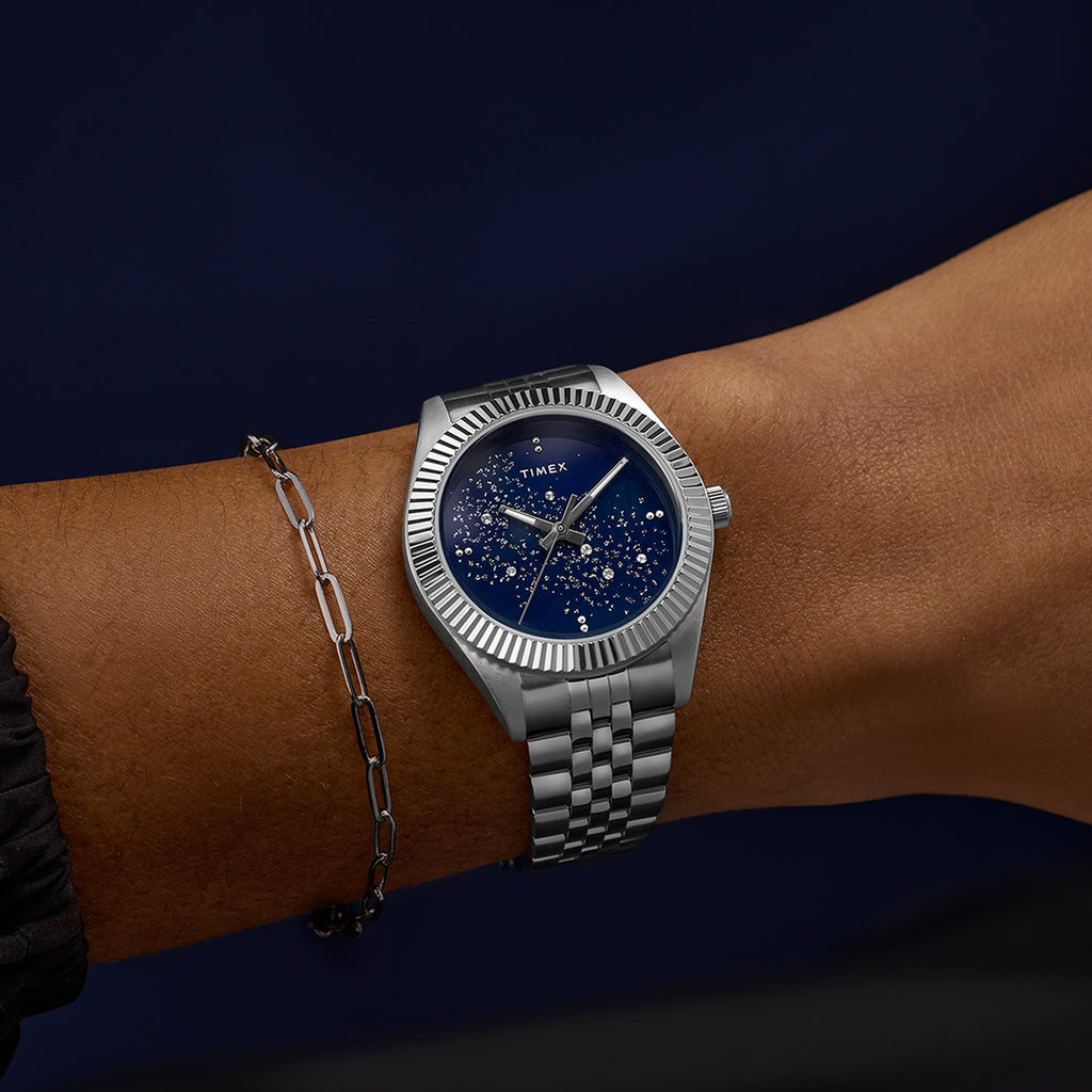 Womens Legacy Silver-tone Case & Blue Celestial Dial TW2Y20100