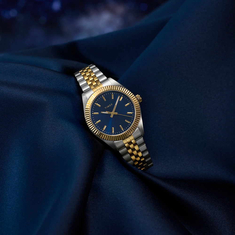 Women's Legacy Two-Tone Case & Bracelet with Blue Dial | TW2Y20200 by i-watch