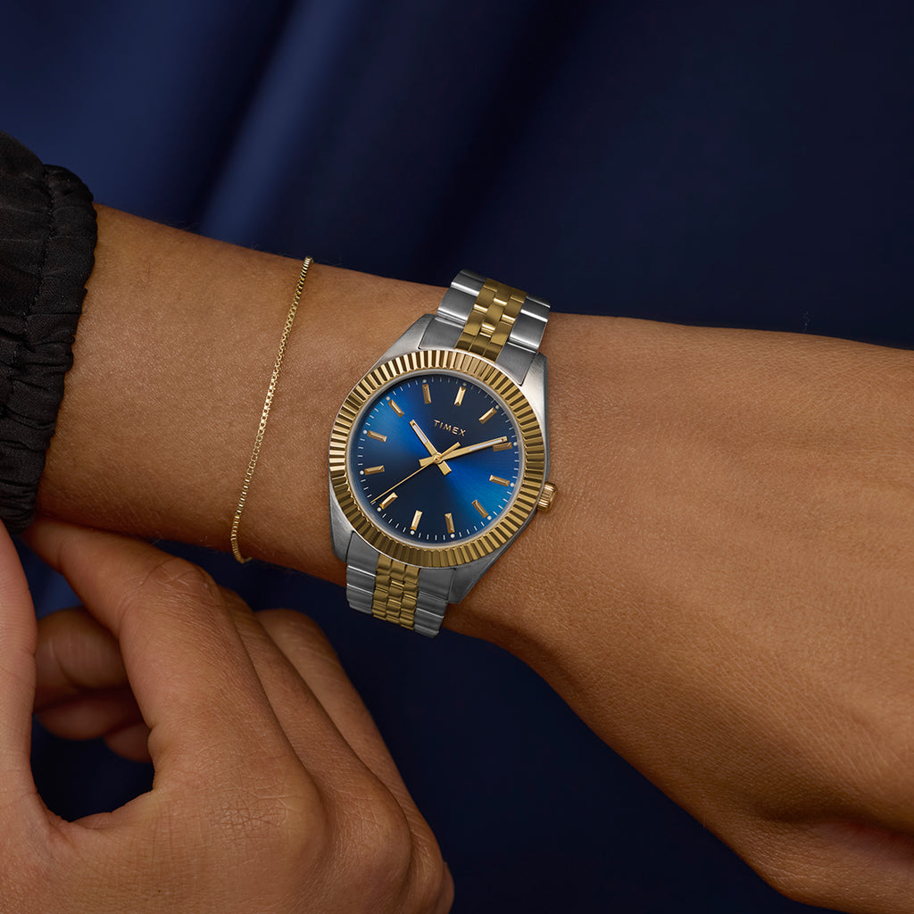 Women's Legacy Two-Tone Case & Bracelet with Blue Dial | TW2Y20200