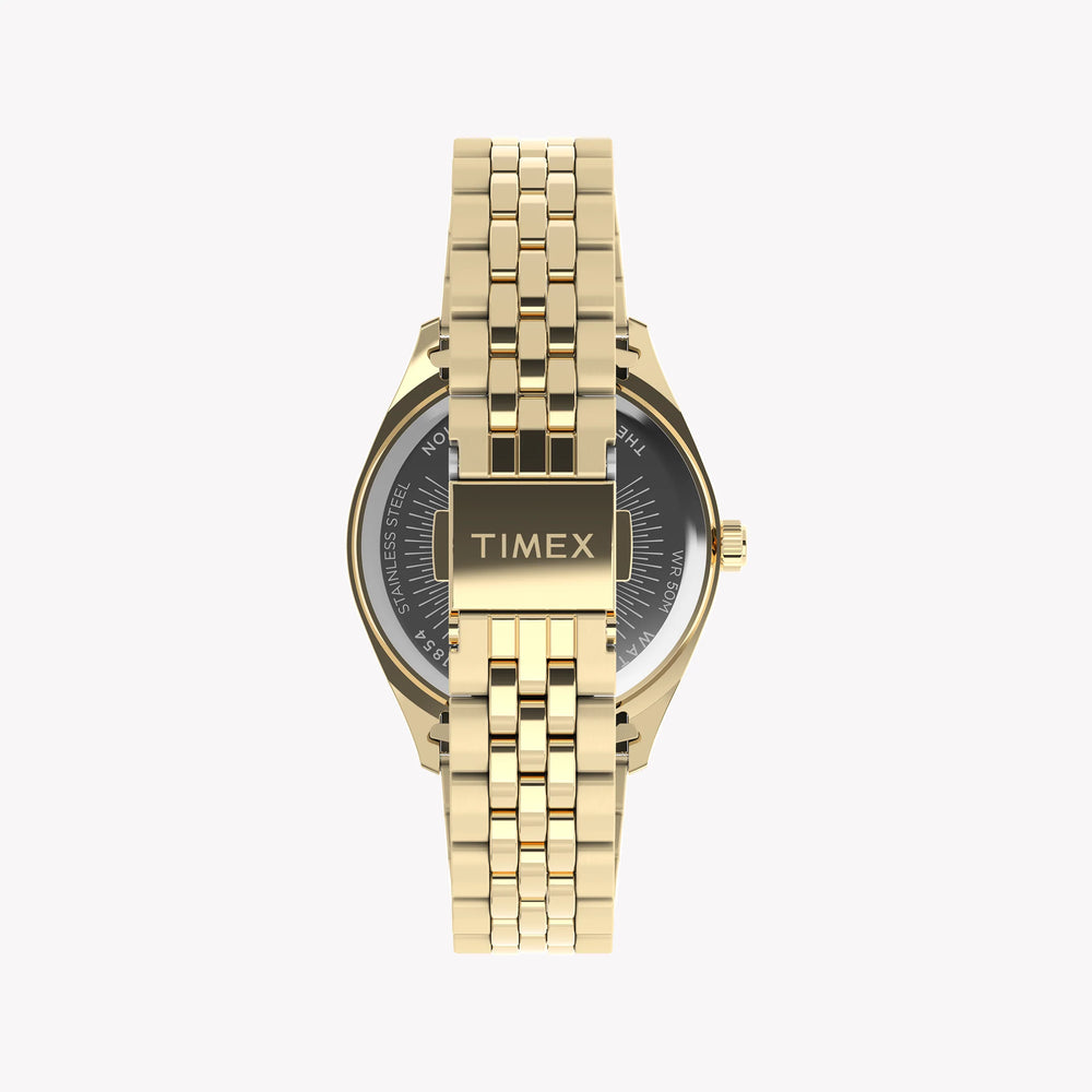 Womens Legacy Gold-Tone Case & Bracelet with White Celestial Dial | TW2Y20300 by i-watch