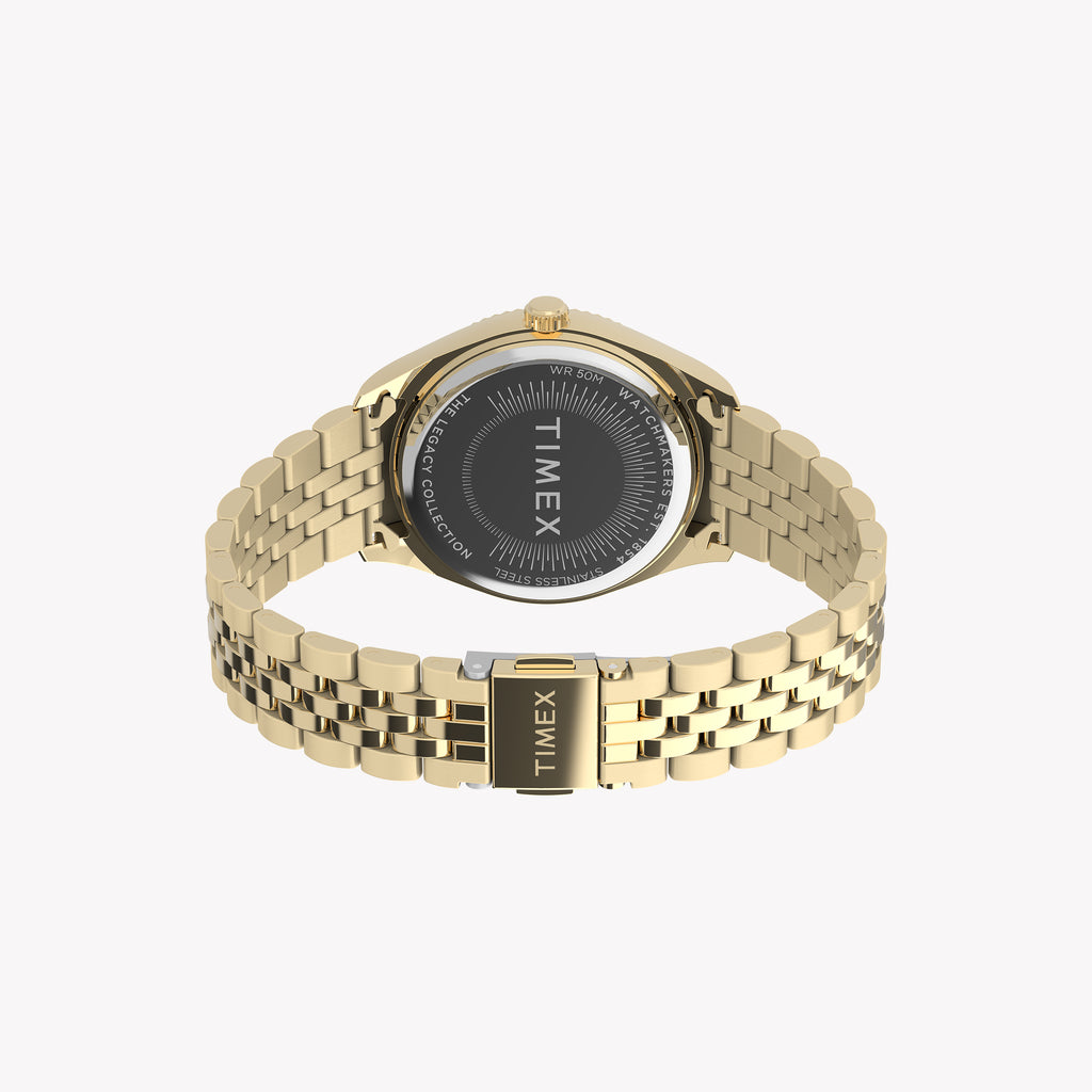 Womens Legacy Gold-Tone Case & Bracelet with White Celestial Dial | TW2Y20300