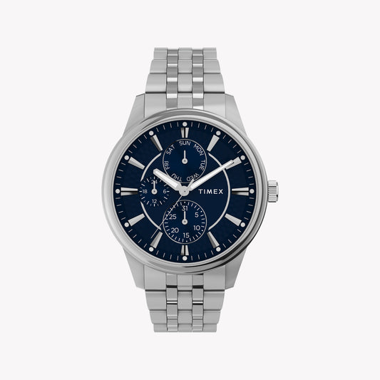 Chicago Multi 45mm Silver Tone Case Blue Dial Bracelet TW2Y21500