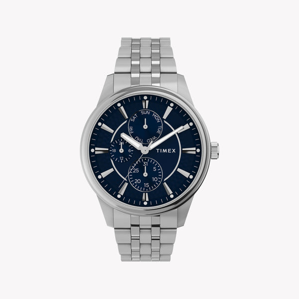 Chicago Multi 45mm Silver Tone Case Blue Dial Bracelet TW2Y21500 by i-watch