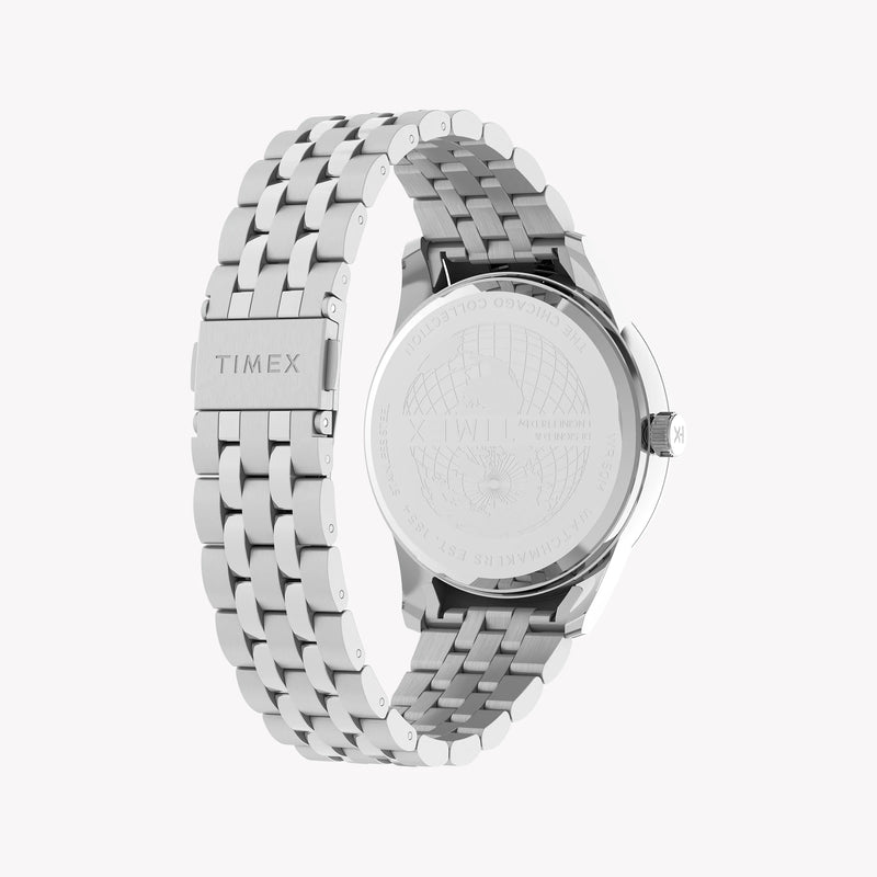 Chicago Multi 45mm Silver Tone Case Blue Dial Bracelet TW2Y21500 by i-watch