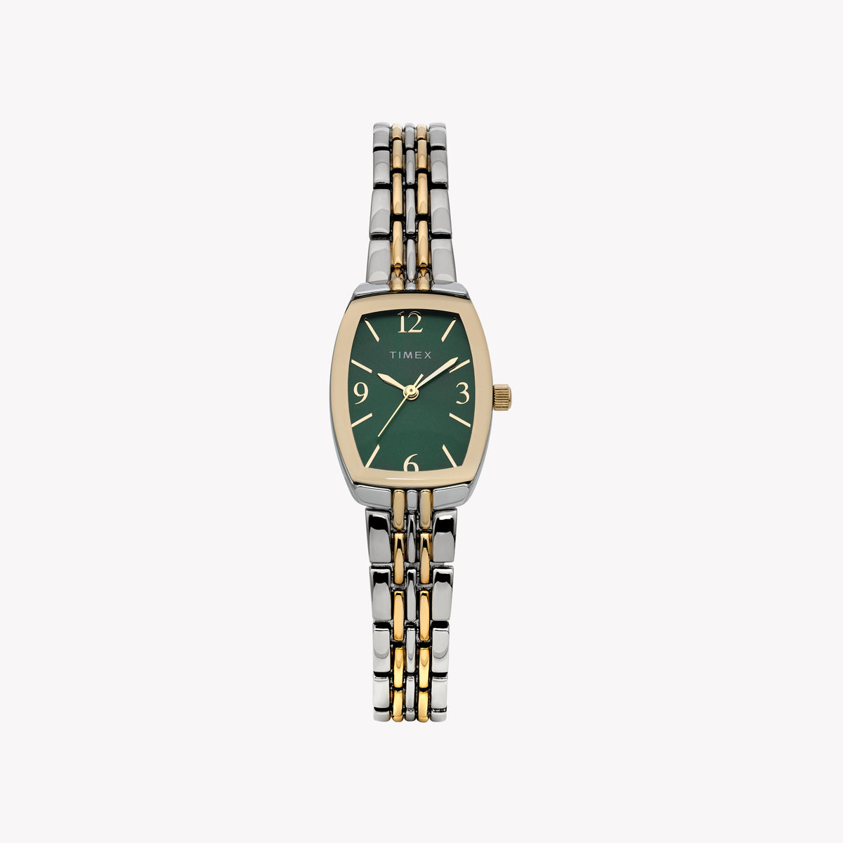 Women’s Two-Tone Case & Bracelet with Green Dial TW2Y22300 | Elegant Watch