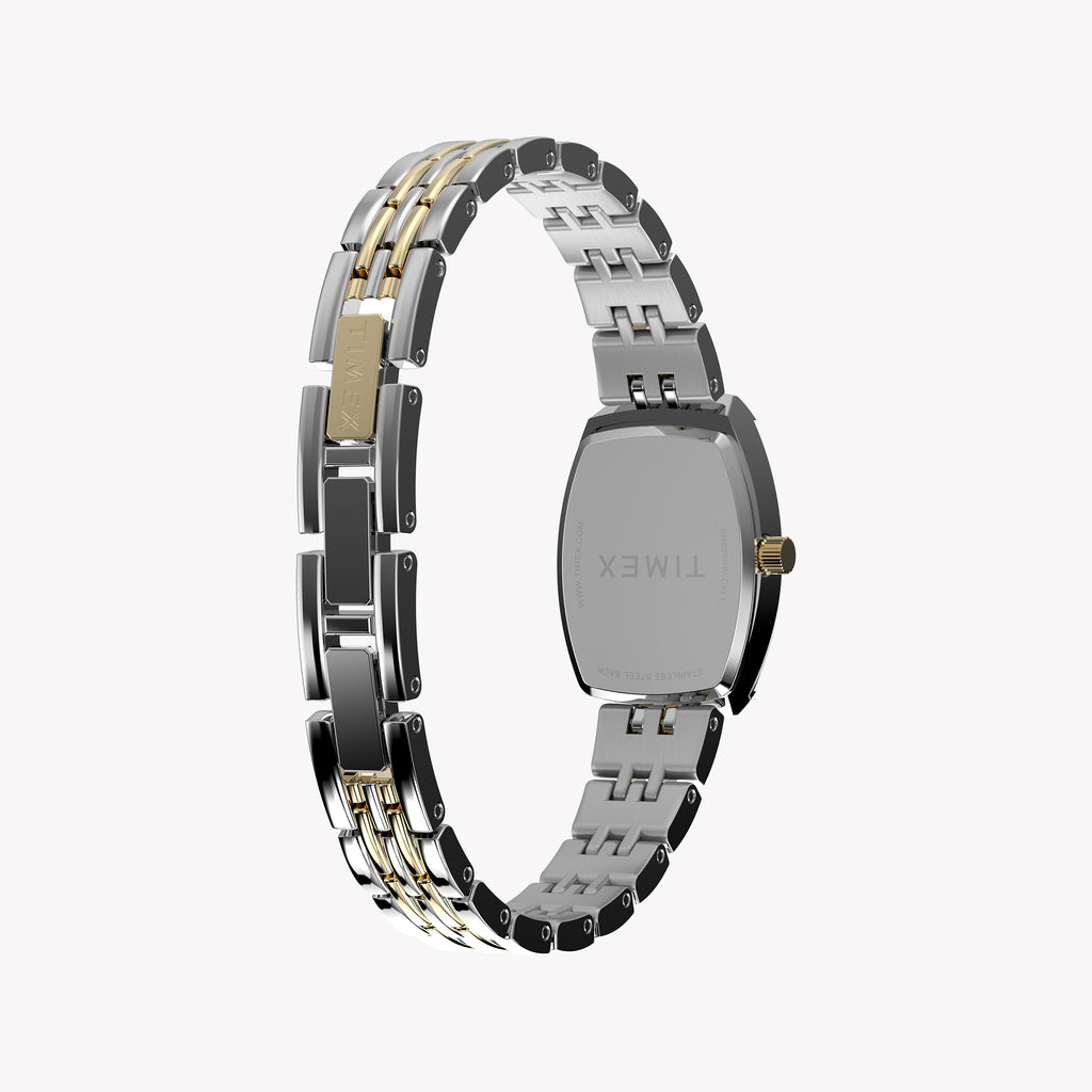 Women’s Two-Tone Case & Bracelet with Green Dial TW2Y22300 | Elegant Watch